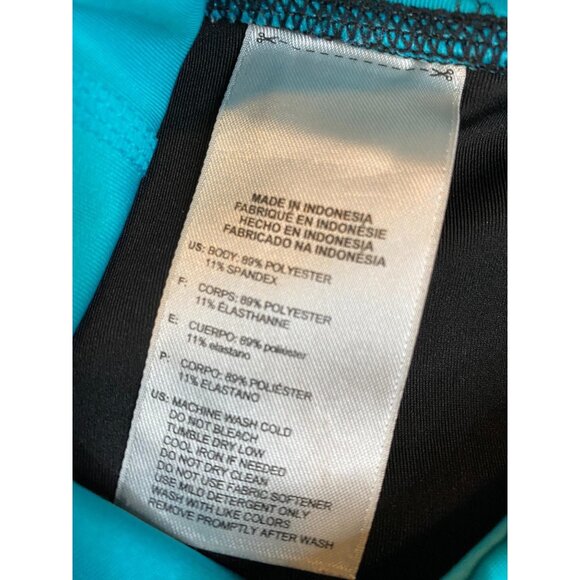 Adidas Women's Black/Blue Climalite Leggings XS - Picture 8 of 11